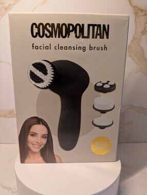 Cosmopolitan Facial Cleansing Brush - Matte Black
